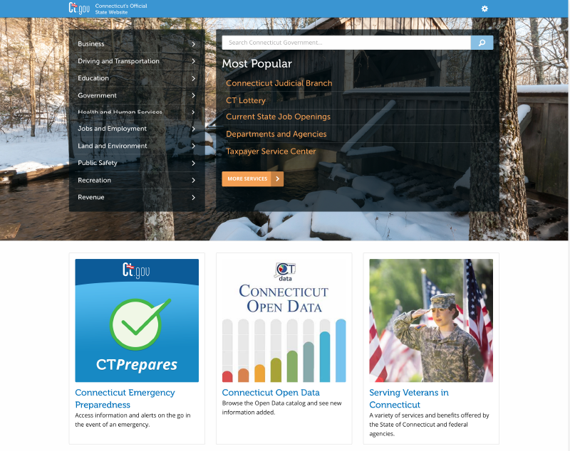 Redesign of CT.gov Website